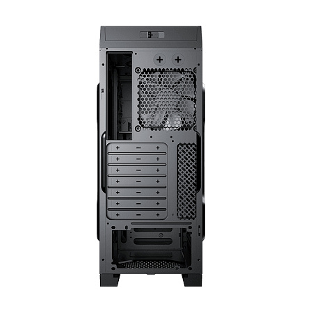 Case ATX GAMEMAX Dark Silent, w/o PSU, 0,5mm, 5x120mm, PWM Hub, Sound deadening foam, Dust Filter, 1