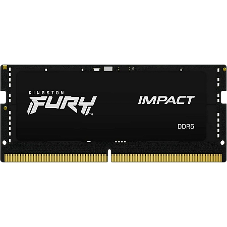 16GB DDR5-5600MHz SODIMM Kingston FURY Impact (KF556S40IB-16), CL40, 1.1V, Intel XMP 3.0, Black 16GB DDR5-5600MHz SODIMM Kingston FURY Impact (KF556S40IB-16), CL40, 1.1V, Intel XMP 3.0, Black