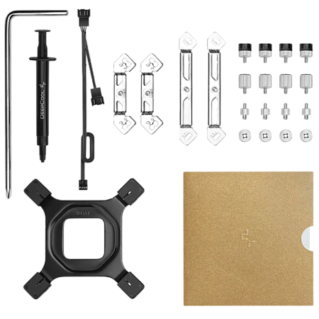 AC Deepcool "AK620" (≤28 dB, 500-1850RPM, 68.99 CFM, 2x120mm, 260W, 6/6mm, 1456g.)