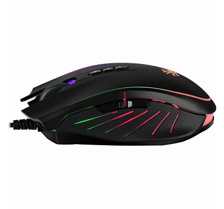 Gaming Mouse Bloody Q81 Curve, 500-3200 dpi, 8 buttons, 60 IPS, 20G, 98g, Ambidextrous, X'Glide, Neo