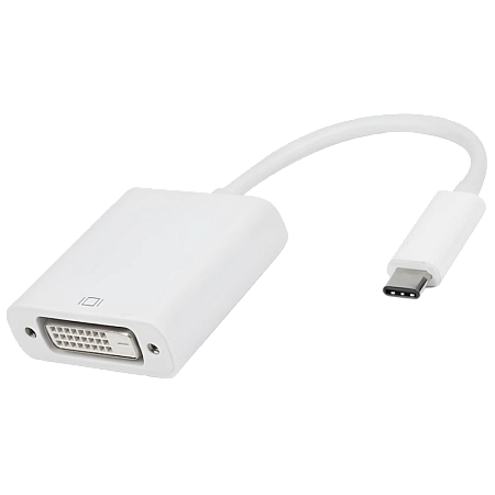 Adapter USB TYPE C to DVI FEMALE, 4KX2K 30HZ,  APC-631001