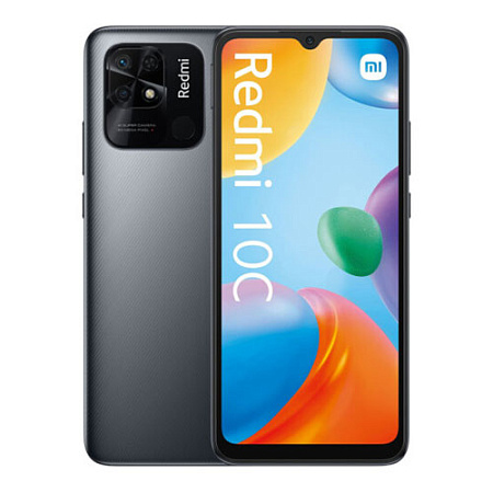 Redmi 10C 4/64 Gb EU Gr Grey, iphone, xiaomi, samsung, oppo, чехол, стекло