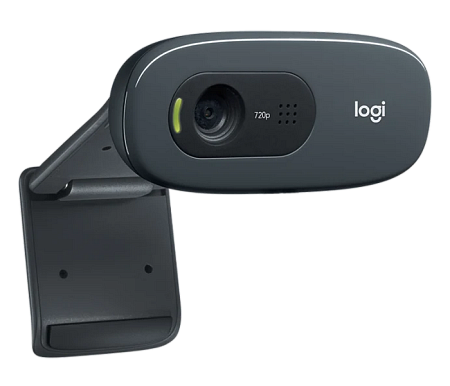 Camera Logitech C270, 720p, 0.9/3 MP, FoV: 60°, Fixed focus, Mono mic, 1.5m 