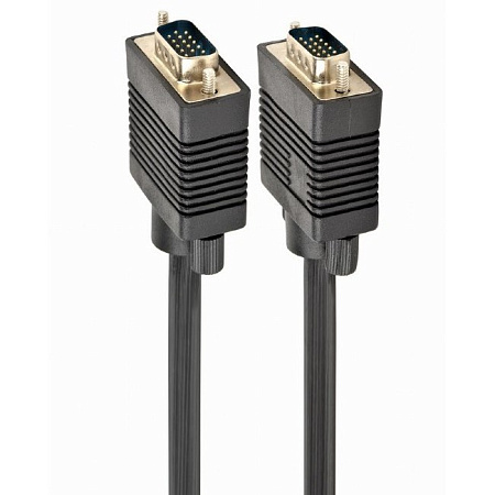 Видео кабель Cablexpert CC-PPVGA-15M-B, VGA D-Sub (M) - VGA D-Sub (M), 15м, Чёрный