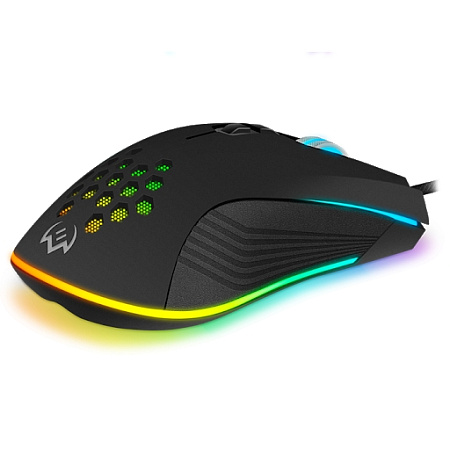 Gaming Mouse SVEN RX-G850, 500-6400 dpi, 8 buttons, 166g., Ambidextrous, Programmable, Built-in memo