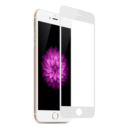 Защитное стекло Xcover iPhone 6/7/8 Plus 3D Zero Frame, Белый