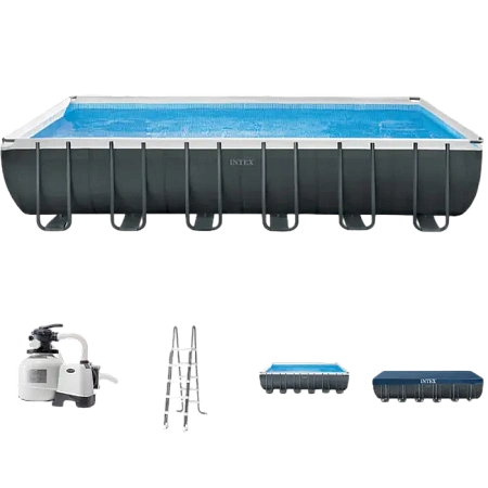 Каркасный бассейн Intex Ultra XTR Premium Pool Line, 17203л, Чёрный, 26356