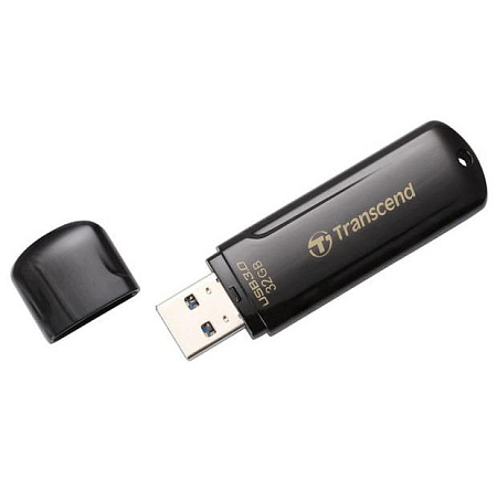 USB Flash накопитель Transcend JetFlash 700, 32Гб, Чёрный