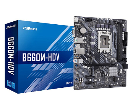 MB S1700 ASRock B660M-HDV mATX MB S1700 ASRock B660M-HDV mATX