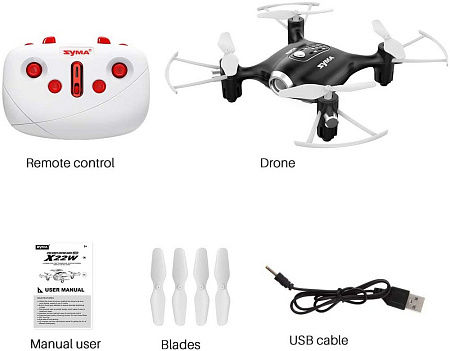 Syma X20 Drone, Black