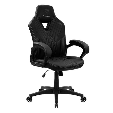 Gaming Chair ThunderX3 DC1  Black/Black, User max load up to 150kg / height 165-180cm