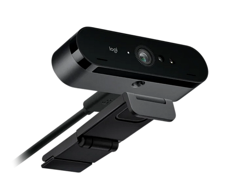Camera Logitech Brio, 4K Ultra HD, FoV: 90°,13MP, Zoom: 5x, Autofocus, Stereo mic, Shutter,HDR, 2.2m