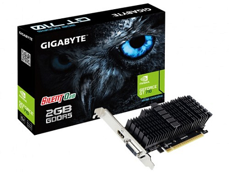 VGA Gigabyte GT710 2GB GDDR5 Low Profile,процессоры ,оперативная память, ssd, M2, hdd, кейсы
