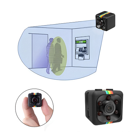 Mini Security Spy Camera SQ11, Black