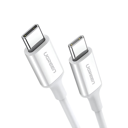 UGREEN Cable Type-C 2.0 to Type-C 2.0 5A 60W 2M, White | US300