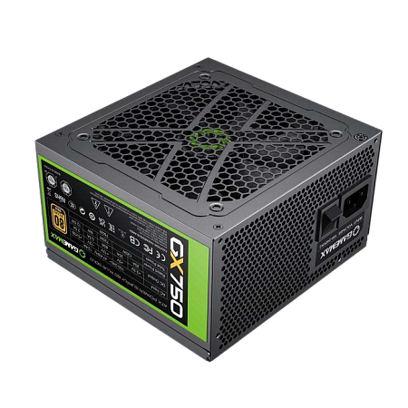 Power Supply ATX 750W GAMEMAX GX-750, 80+ Gold, 120mm, Active PFC, LLC+DC/DC, Temperature control fa Power Supply ATX 750W GAMEMAX GX-750, 80+ Gold, 120mm, Active PFC, LLC+DC/DC, Temperature control fa