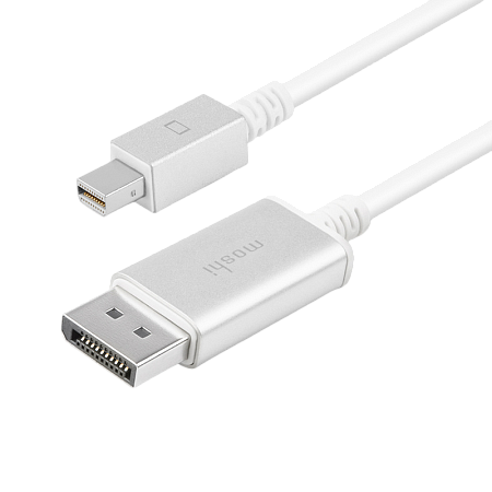 Cable MOSHI MiniDP to DP (4K@60) 1.5m, White