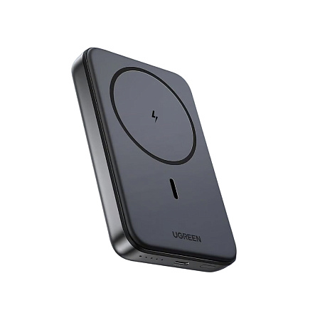 UGREEN Power Bank Mini Magnetic Wireless Qi 10000mAh, 20W, Space Grey