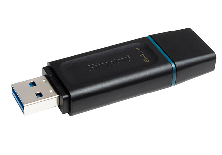 USB Flash накопитель Kingston DataTraveler Exodia, 64Гб, Черный/Синий