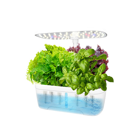 Green Grow hydroponics growing system 6 pods, White