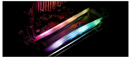 .M.2 NVMe SSD 1.0TB ADATA   XPG GAMMIX S40G RGB [PCIe 3.0x4, R/W:3500/1900MB/s, 290K/240K IOPS, 640T