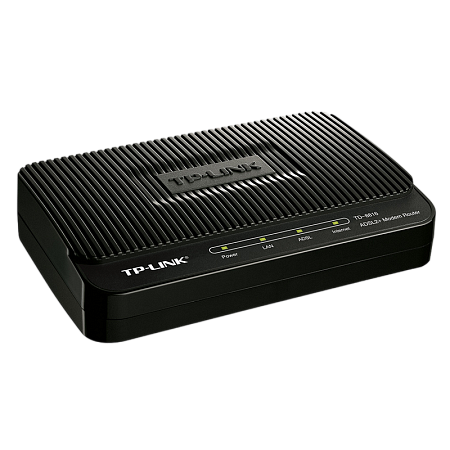 ADSL Router TP-LINK "TD-8816", 1xEthernet port, ADSL/ADSL2/ADSL2+, Splitter, Annex A