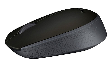 Wireless Mouse Logitech M171, 1000 dpi, 3 buttons, Ambidextrous, 69,3g., 1xAA, 2.4Ghz, Black/Grey