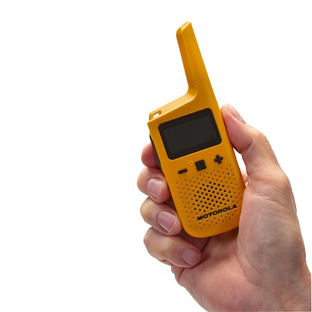 Motorola Walkie-Talkie TalkAbout T72, Twin, IP54, 16 Channels, 8km, Yellow Motorola Walkie-Talkie TalkAbout T72, Twin, IP54, 16 Channels, 8km, Yellow