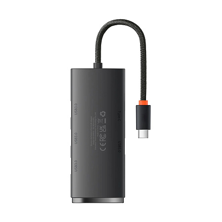 Baseus HUB 4in1 Type-C 3.0 to 4*USB-A 1*Type-C 3.0 Lite Series, Black