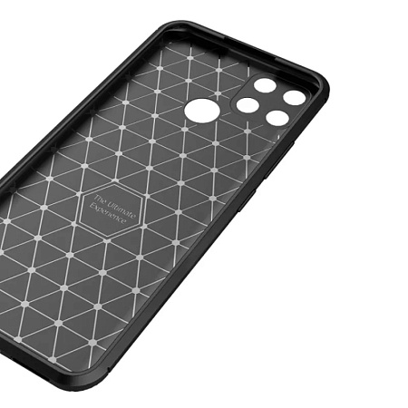 Helmet Case Carbon Oppo A15/15s, Black Helmet Case Carbon Oppo A15/15s, Black