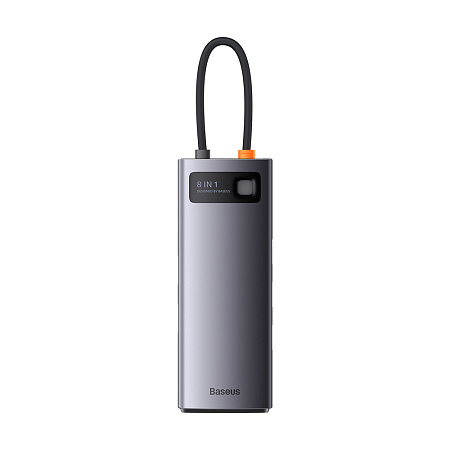 Baseus HUB 4in1 Type-C to 4+USB-A, Metal Gleam Series, Space Gray