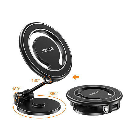 Jokade Car Holder Ring Magnetic Center Console JE039, Black Jokade Car Holder Ring Magnetic Center Console JE039, Black