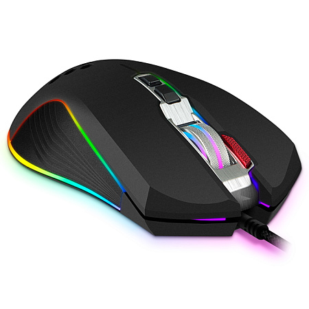 Gaming Mouse SVEN RX-G850, 500-6400 dpi, 8 buttons, 166g., Ambidextrous, Programmable, Built-in memo