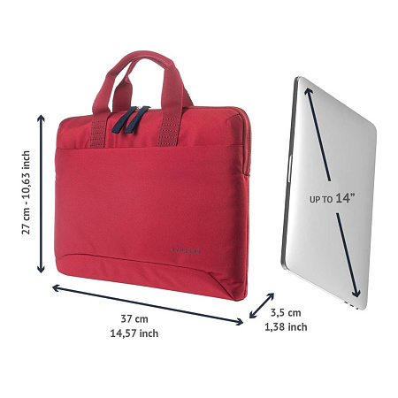 Tucano Bag Work Out 3 Super Slim 15.6", Red