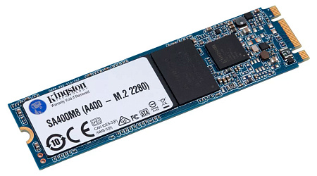.M.2 SATA SSD  240GB Kingston A400 "SA400M8/240G" [R/W:500/350MB/s, Phison S11, 3D NAND TLC] 