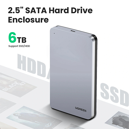 UGREEN CM300 2.5" SATA HDD / SSD Enclosure 6Gbps USB-C