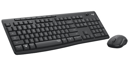 Wireless Keyboard & Mouse Logitech MK295 Silent, Media сontrols, Spill-resistant, 1000dpi, 3 buttons