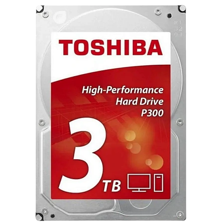 Жесткий диск Toshiba P300, 3.5", 3 ТБ <HDWD130UZSVA>