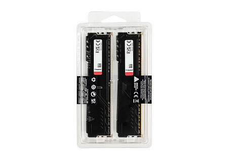 16GB DDR4-3200MHz  Kingston FURY Beast (Kit of 2x8GB) (KF432C16BBK2/16), CL16-18-18, 1.35V, Black