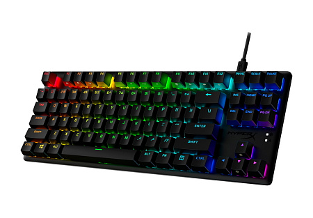 Клавиатура HyperX Alloy Origins PBT, Проводное, Чёрный
