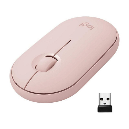 Беcпроводная мышь Logitech M350, Розовый