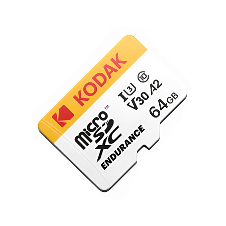 Kodak MicroSDXC Endurance 64GB UHS-I U3 V30 A2 + Adapter