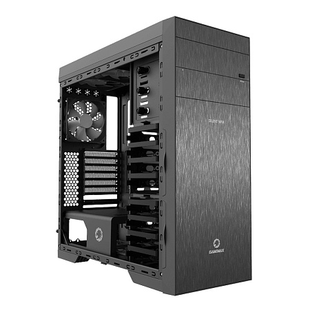 Case EATX GAMEMAX Silent Max, w/o PSU, 0.8mm, 6x120mm fans. PWM Hub, Card Reader, Sound Insulation, 