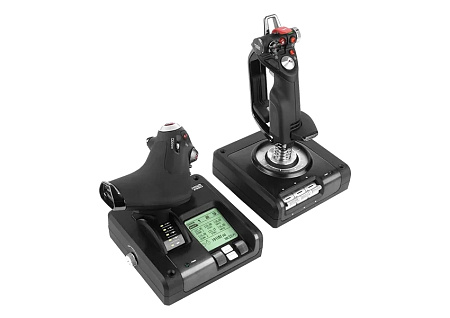 Joystick Logitech G X52 Pro HOTAS, Throttle and Stick Simulation Controller 