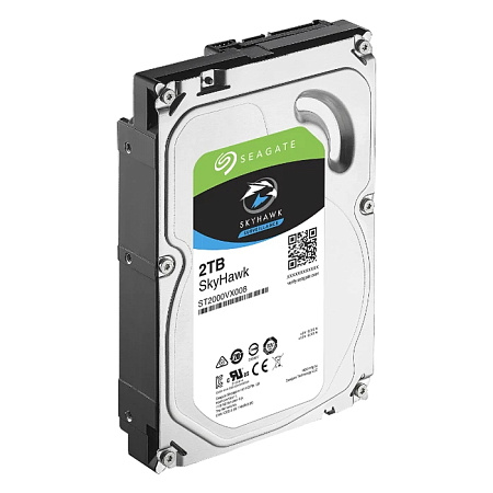 3.5" HDD  2.0TB-SATA- 64MB  Seagate " SkyHawk Surveillance (ST2000VX008)"