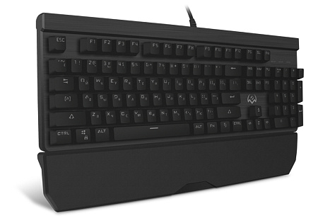 Gaming Keyboard SVEN KB-G9500, Mechanical, Blue SW, Fn keys, Programmable, Win Lock, Wrist rest, RGB