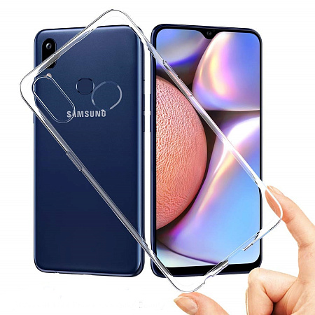 Helmet Case TPU Soft Samsung A10S, Clear