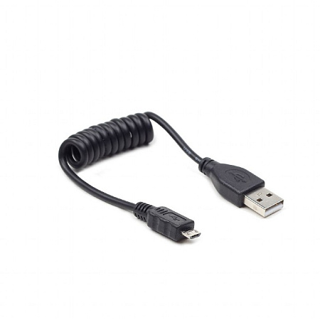 Кабель для зарядки и синхронизации Cablexpert CC-mUSB2C-AMBM-0.6M, USB Type-A/micro-USB, 0,6м, Чёрный