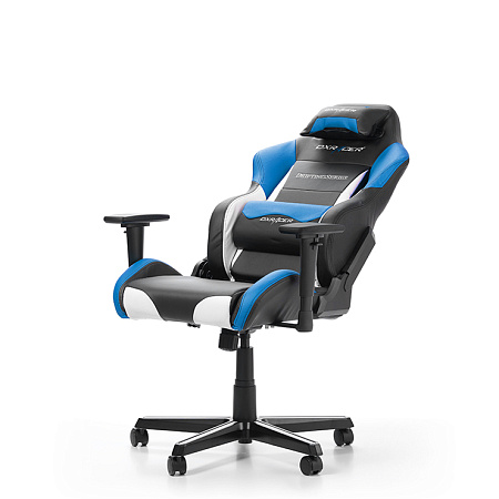 Gaming Chair DXRacer Drifting GC-D61-NWB,Black/White/Blue,User max load up to 150kg/height 145-175cm