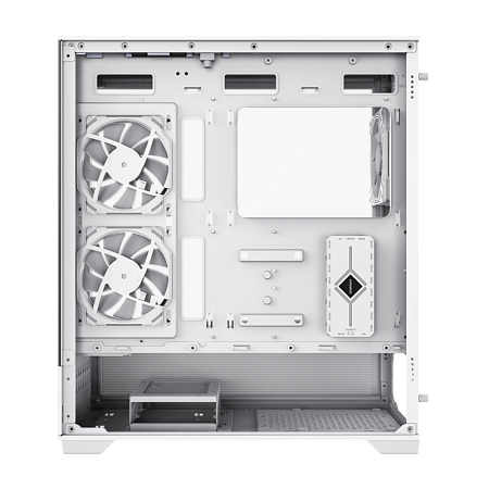 Case ATX GAMEMAX Vista AW, w/o PSU, 0.6mm, 6x120mm ARGB, ARGB Hub, RC, Front&Side Tempered Glass, 1x